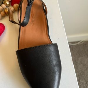 Leather flats